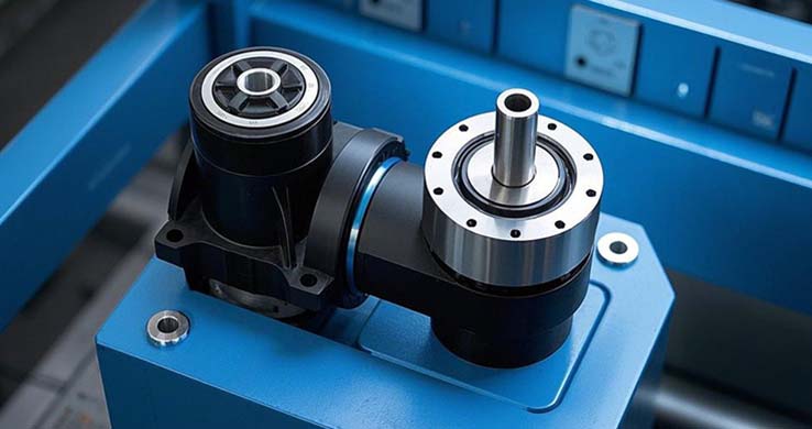 Caixa de engrenagens cônicas de ângulo reto Newgear PVLN para redução de velocidade